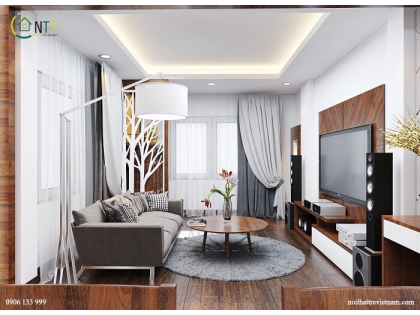 Thiết kế nội thất nhà phố 3m mặt tiền phố Hồng Phúc của chú Chiến
