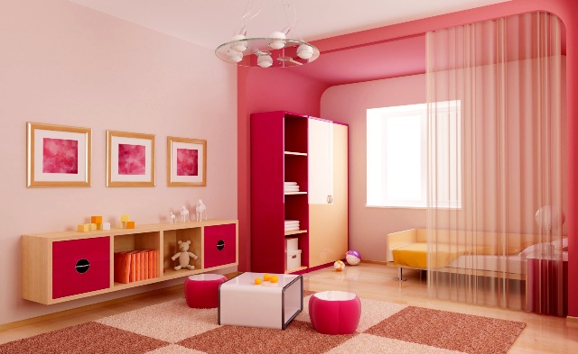 Thiết kế nội thất cho trẻ em cần quan tâm tới màu sắc