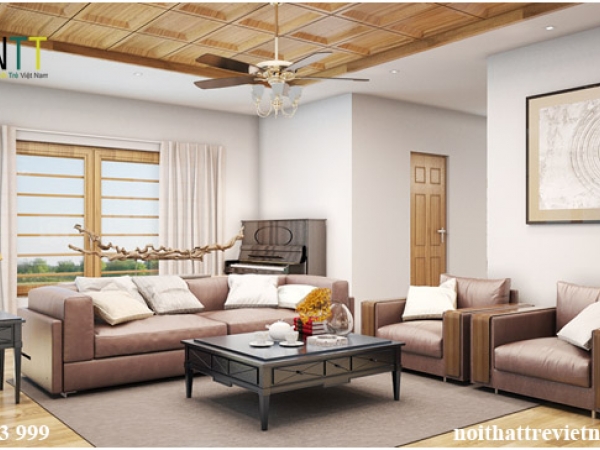 Công trình biệt thự hiện đại có phòng hát karaoke của cô Oanh