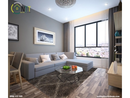 Công trình nội thất chung cư 47 Nguyễn Tuân hiện đại diện tích 67m2