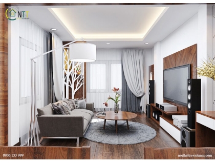 Thiết kế nội thất nhà phố 3m mặt tiền phố Hồng Phúc của chú Chiến
