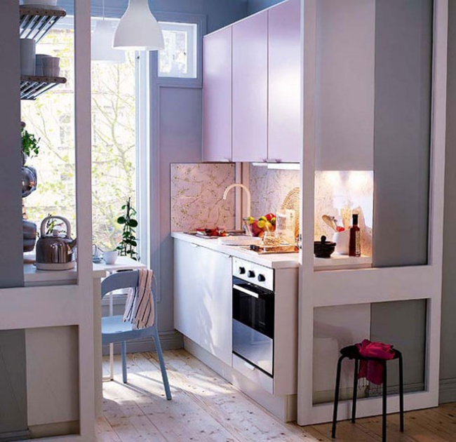Cách bố trí, thiết kế nội thất nhà bếp, phòng bếp cho những căn hộ nhỏ xinh