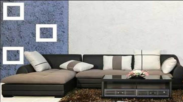 Sofa phong cách đương đại với gam màu xám