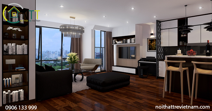 Đồ nội thất hiện đại sử dụng chất liệu gỗ Acrylic lõi xanh siêu chống ẩm