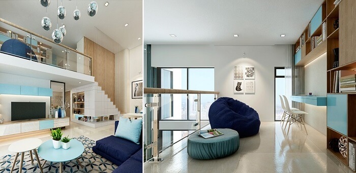 19 ý tưởng thiết kế căn hộ chung cư có tầng lửng đẹp và tối ưu nhất