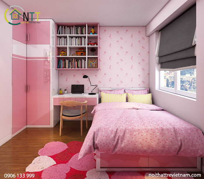 Mẫu 14 cách thiết kế phòng ngủ cho bé gái