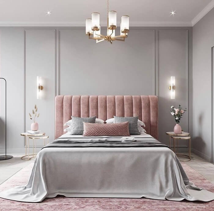 24 Ý tưởng trang trí phòng ngủ màu hồng đẹp nhất cho nàng