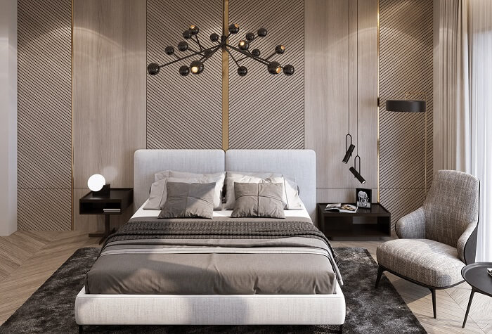 Thiết kế phòng ngủ phong cách châu âu đầy sáng tạo và thật bắt mắt