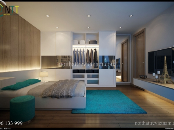 Thiết kế nội thất cho phòng ngủ master