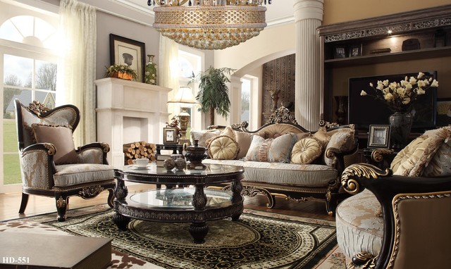 Thiết kế nội thất phòng khách theo phong cách cổ điển