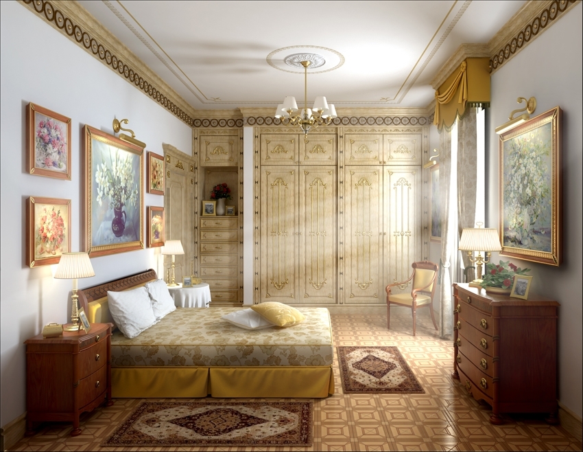 Phòng ngủ đẹp nhất màu sắc hoàng gia