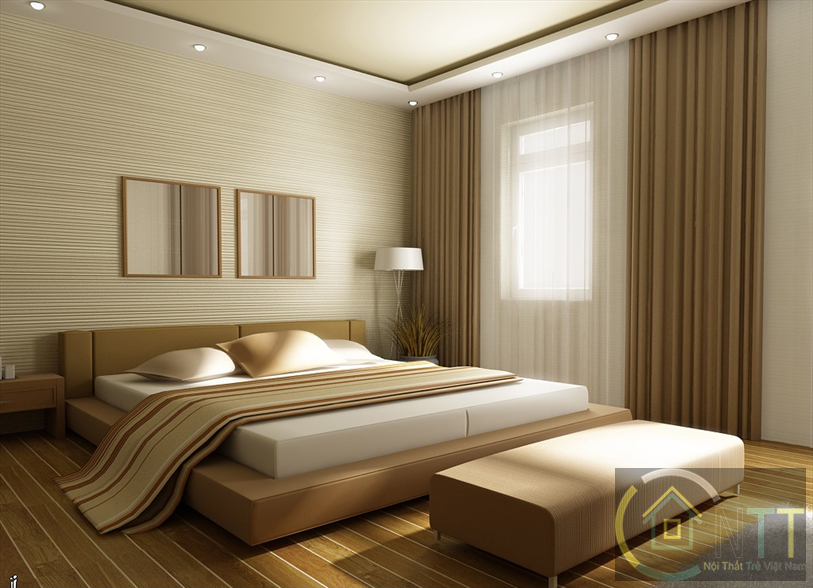 Mẫu phòng ngủ đẹp hiện đại thiết kế nội thất thông minh