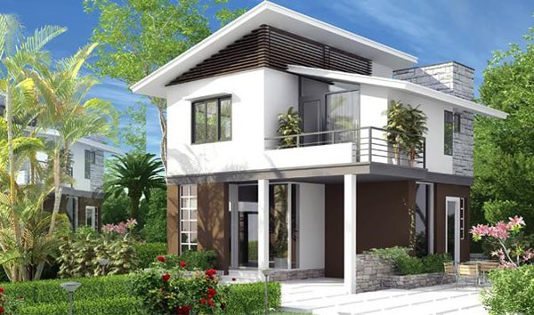 Xây nhà 2 tầng phù hợp với nhu cầu của nhiều hộ gia đình