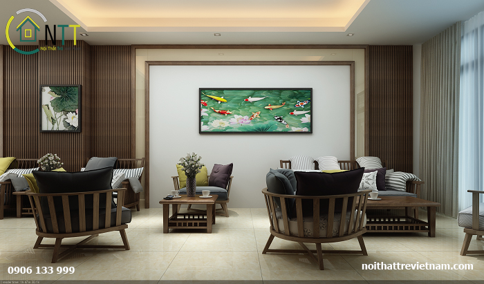 Bộ ghế gỗ phòng khách giá rẻ