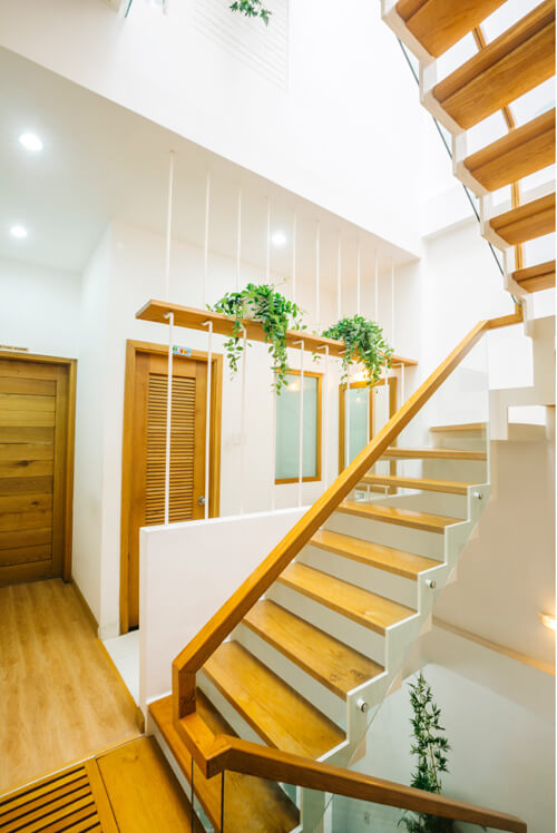 Và đây là hình ảnh cầu thang khi thi công bản vẽ trên